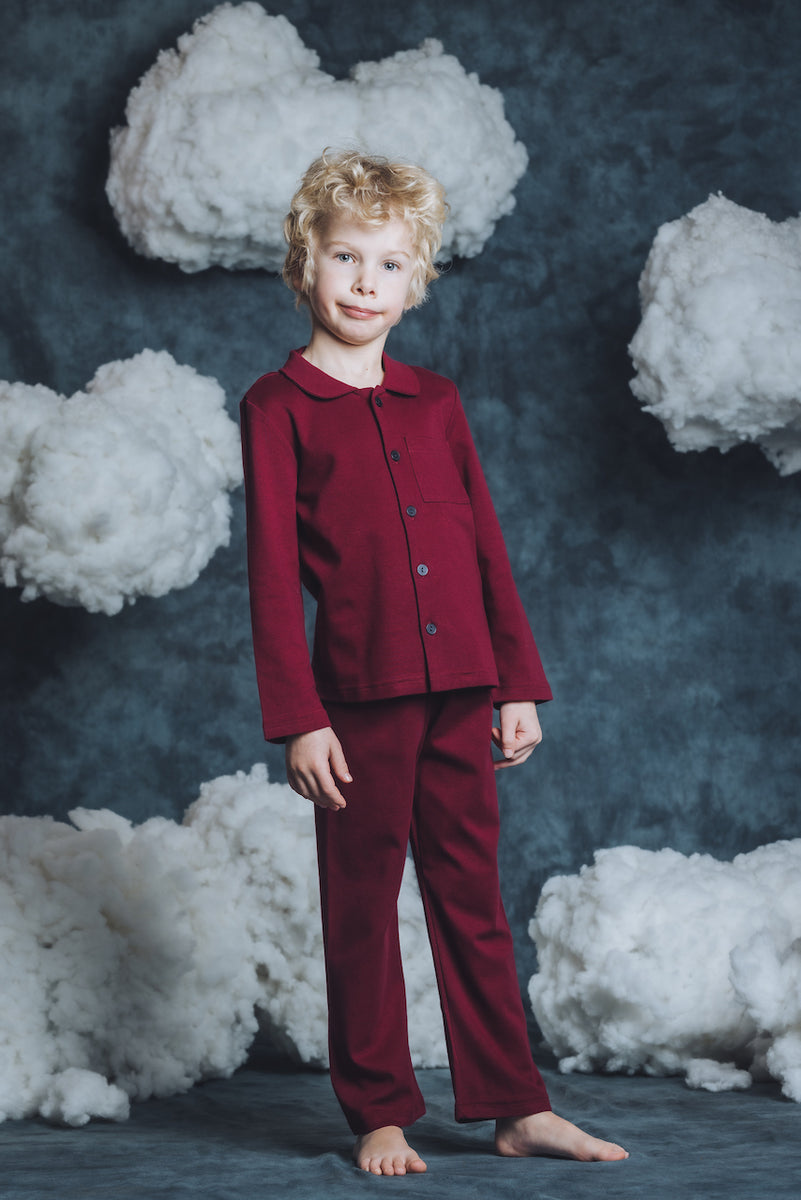 Charming children's pyjama set Sam | Long-sleeved pyjamas for Christmas ...