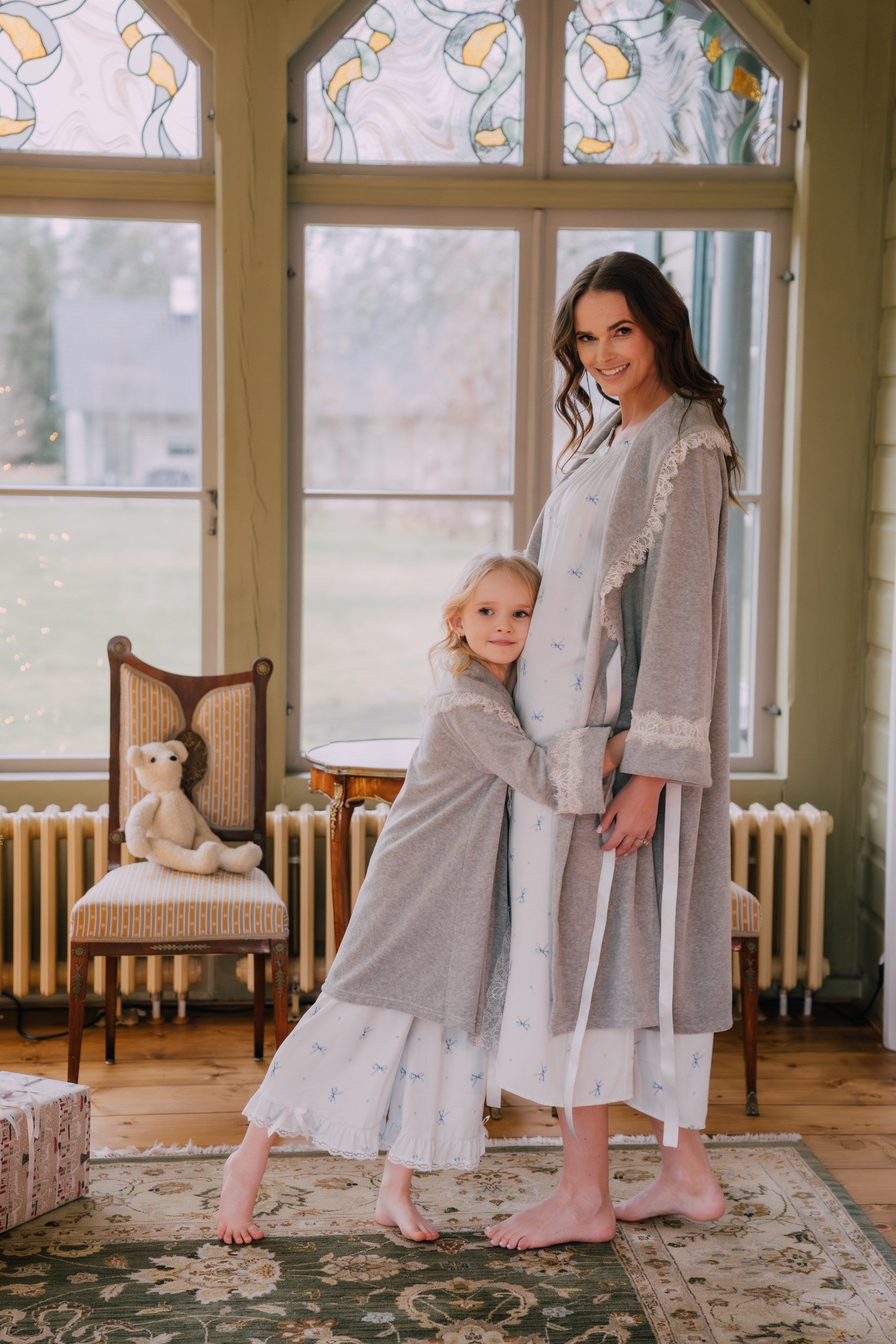 Comfy women's nightdress Emilia Mother daughter matching style