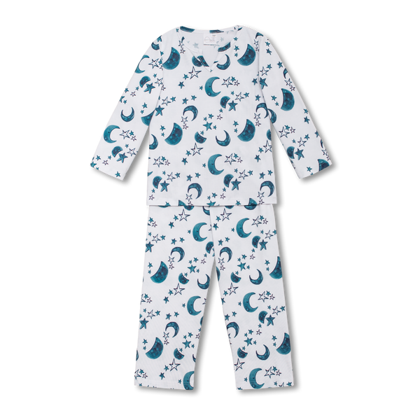 CHRIS - BOYS' PYJAMA SET IN BLUE STARS