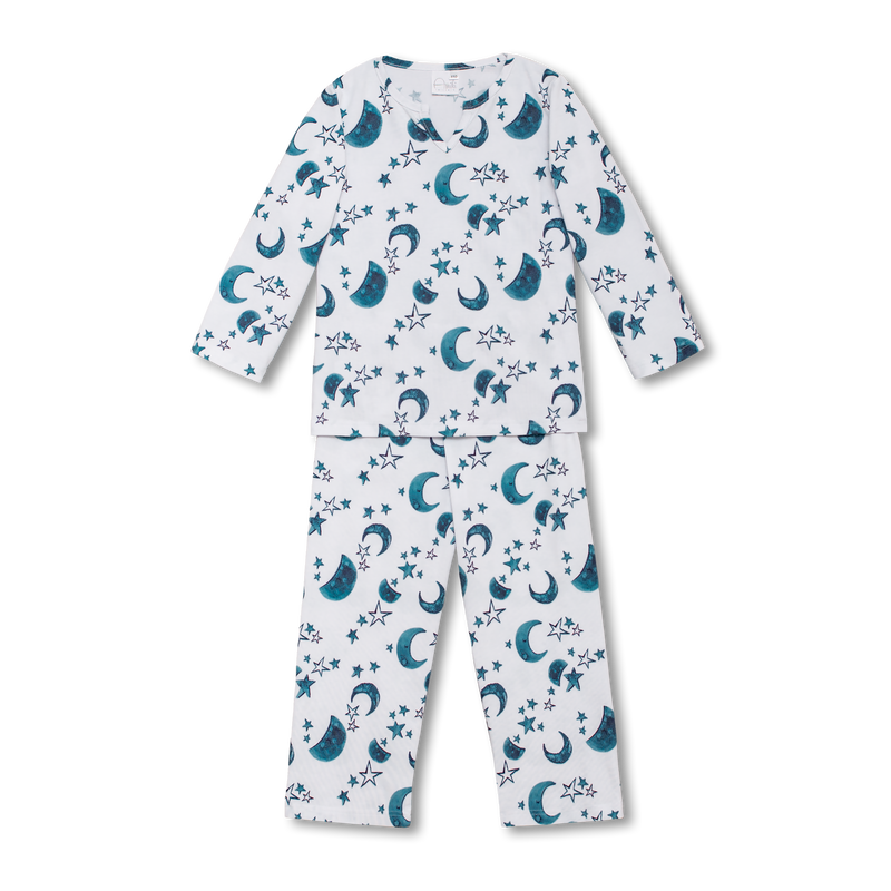 CHRIS - BOYS' PYJAMA SET IN BLUE STARS