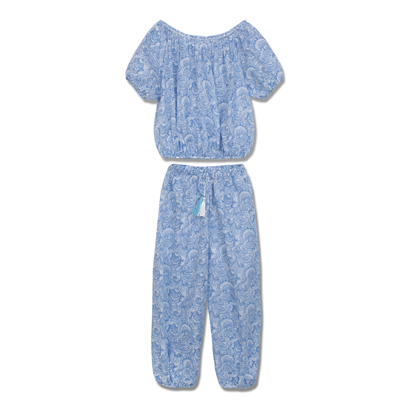 Comfortable loose-fitting Amina pajama set for girls
