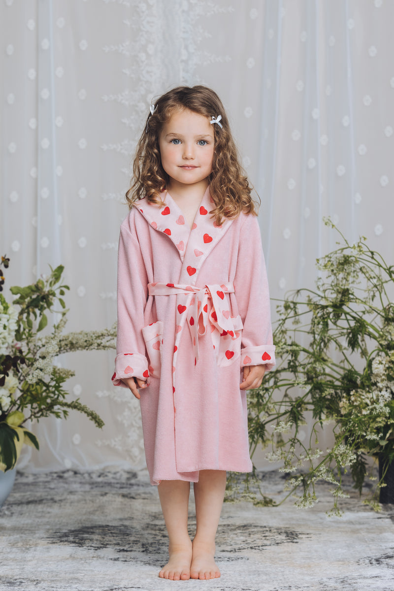 Terry Towelling Bathrobe Kids Boys Girls High Cotton Bath Robe Dressing Gown  | eBay