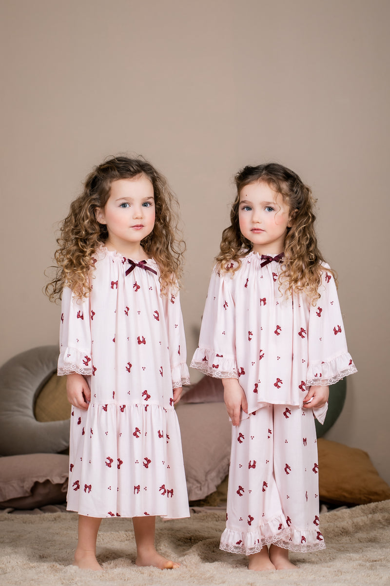 MELANY - GIRLS PYJAMA SET IN PINK