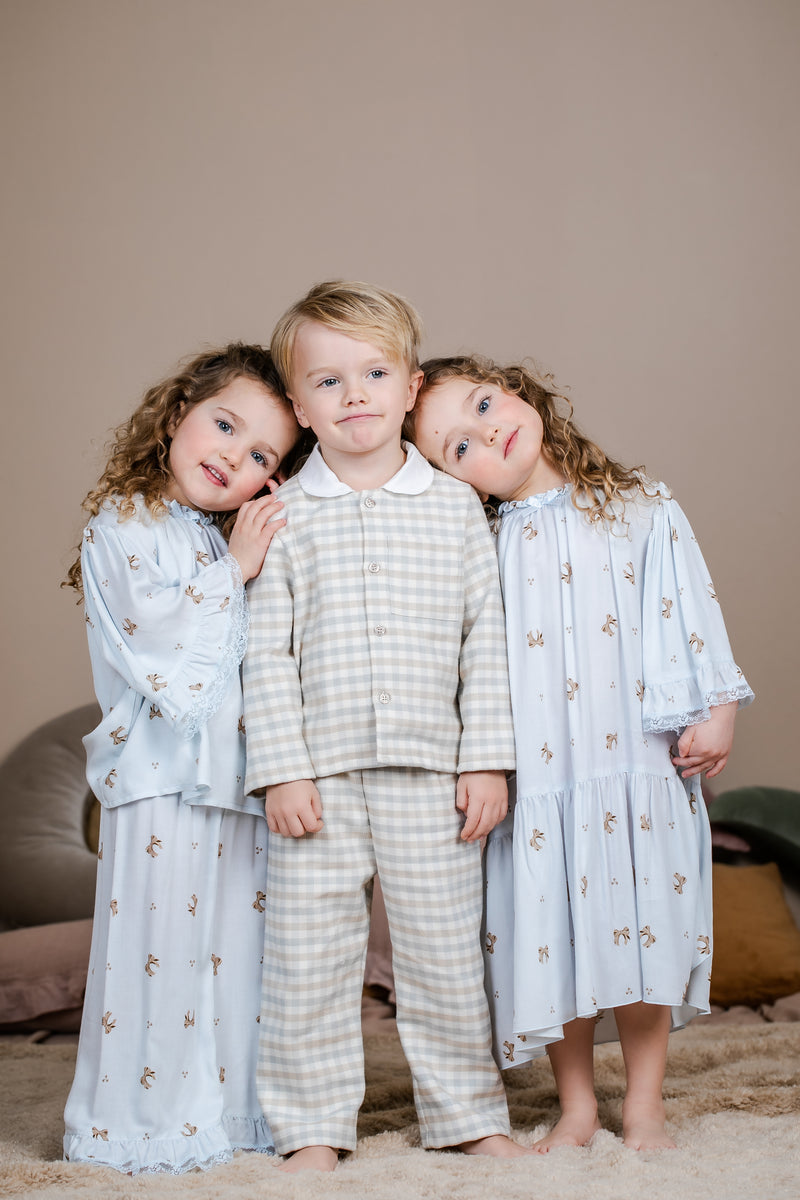 MELANY - GIRLS PYJAMA SET IN BLUE