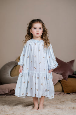 PHOEBE - GIRLS NIGHTDRESS BLUE