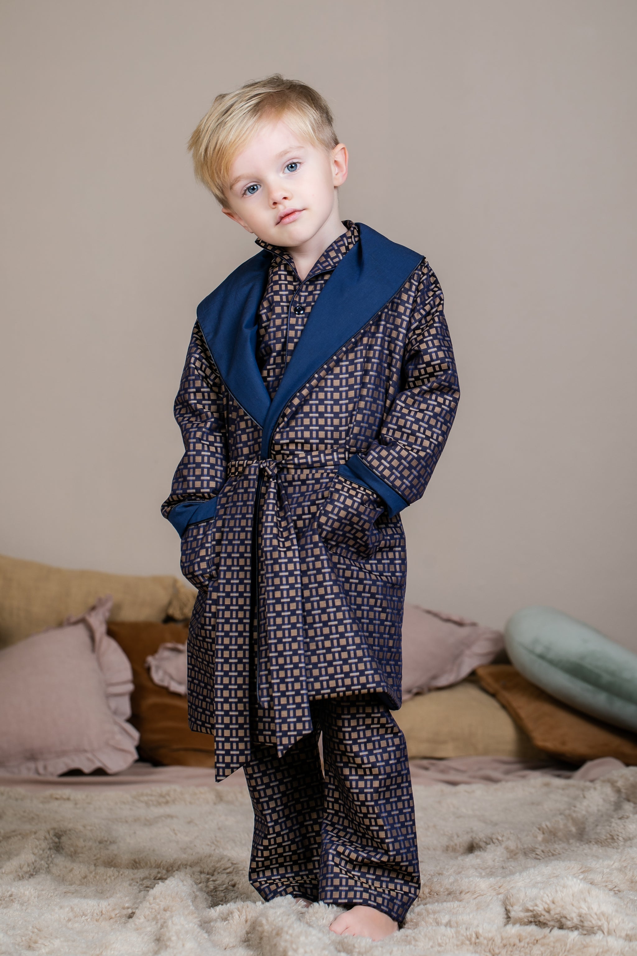 cotton childrens dressing gowns Kids Hooded Muslin Bath Robe