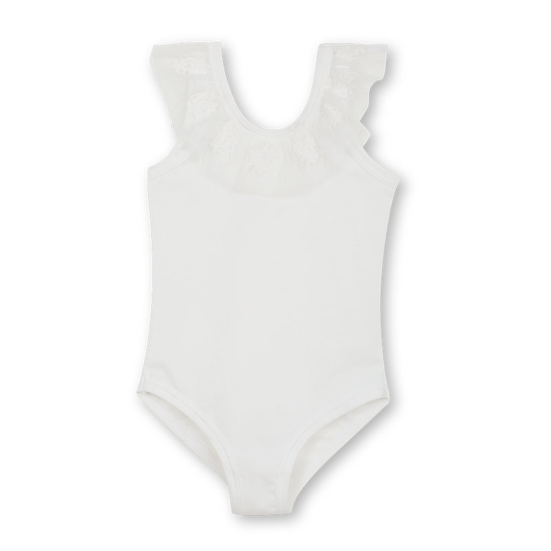 Girls' white swimsuit Alexa - adorable & high-quality swimwear for kids
