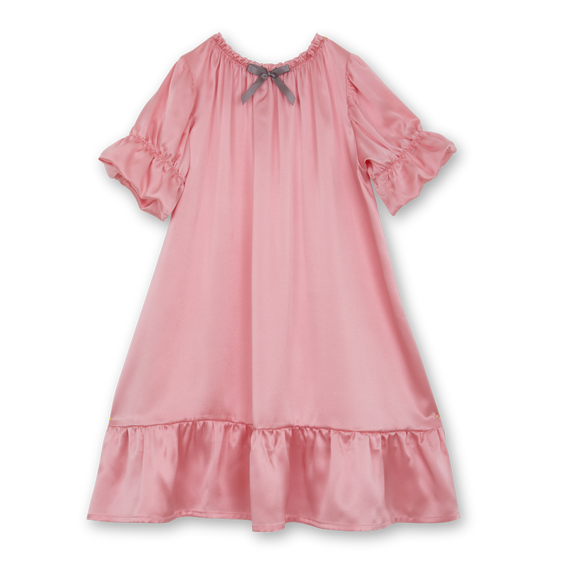 Girls' silk nightdress Daria - vintage inspired silk nightgown for girls