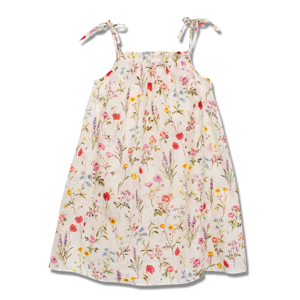 Girls' floral dress - summer dress for girls - girls' cotton dress