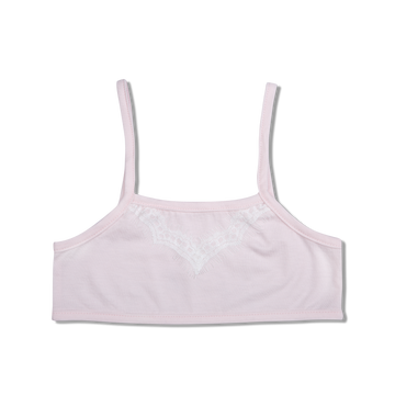 Juta Pink Kids' Short Tank Top For Girls - Cotton Girls' Top 