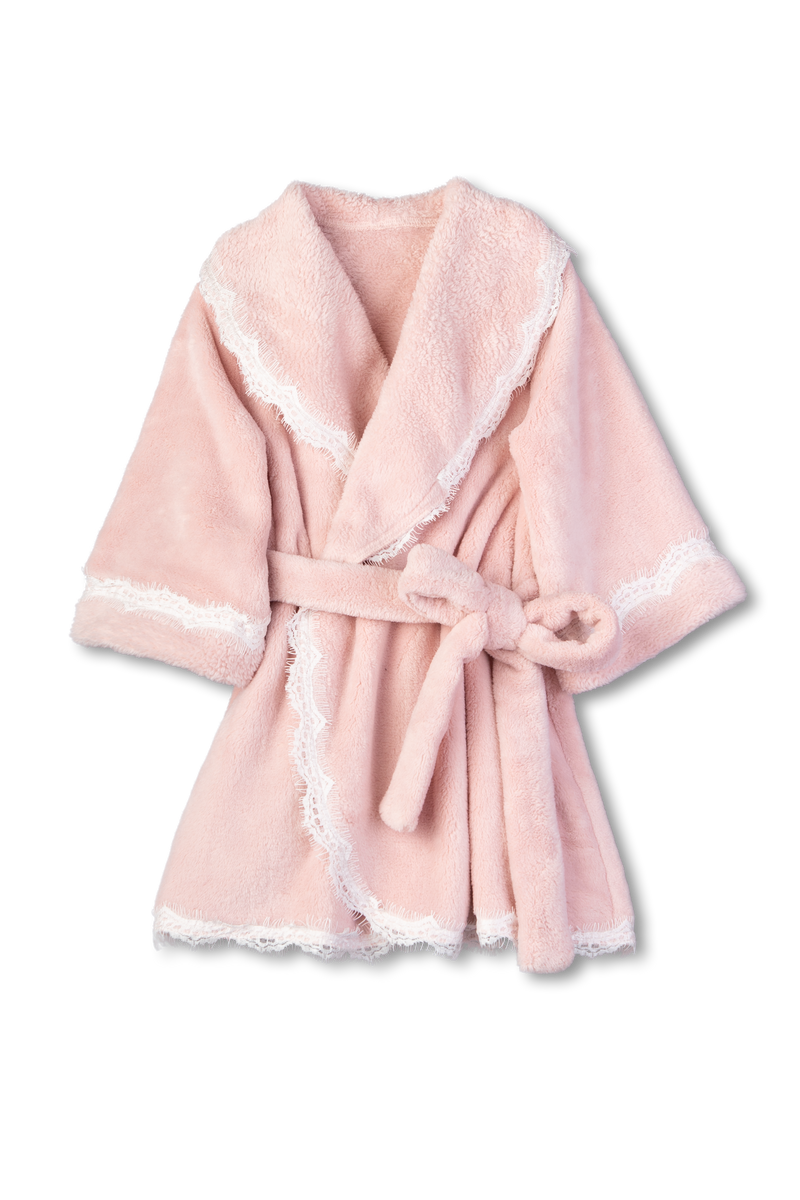 Ladies pink dressing sales gowns