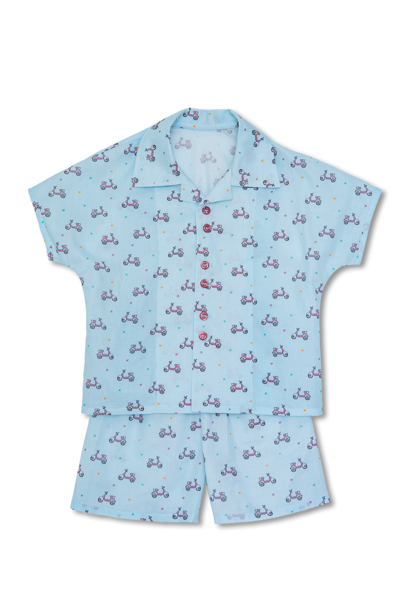 OLIVER - BOYS’ COTTON PYJAMA SET MOTORCYCLES