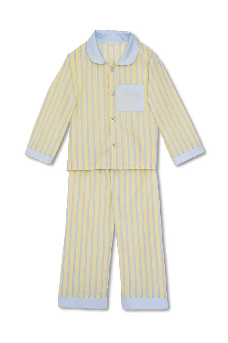 GEORG - CHILDREN'S PYJAMA SET YELLOW STRIPES