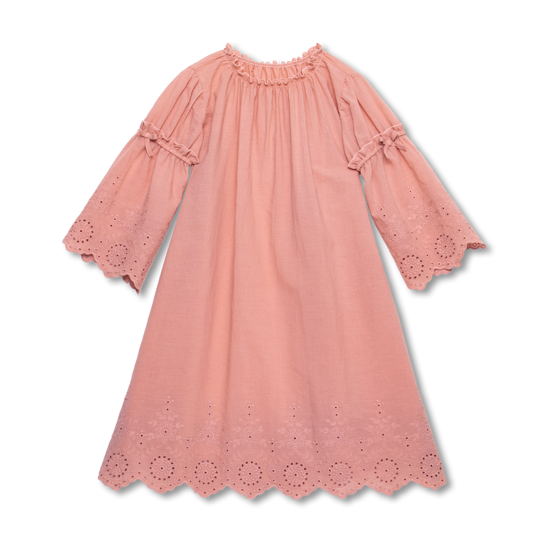 HANNA - GIRLS NIGHTDRESS DUSTY ROSE