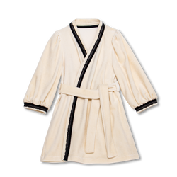LUCINE - GIRLS DRESSING GOWN IN CREAM