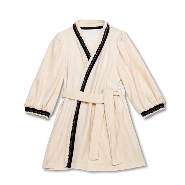 LUCINE - GIRLS DRESSING GOWN IN CREAM