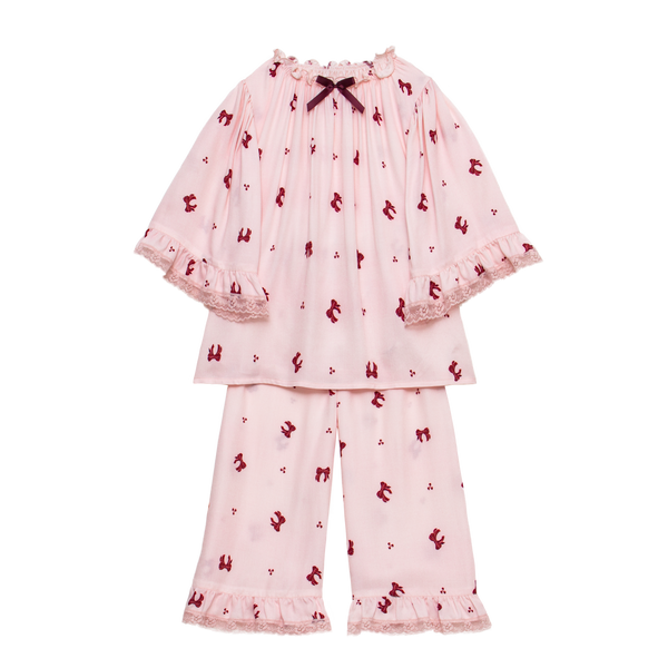 MELANY - GIRLS PYJAMA SET IN PINK