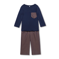 MARK - BOYS' PYJAMA SET IN NAVY