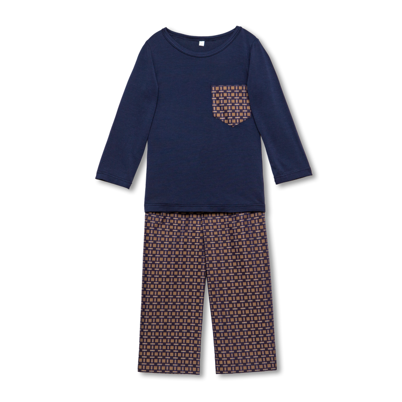 MARK - BOYS' PYJAMA SET IN NAVY