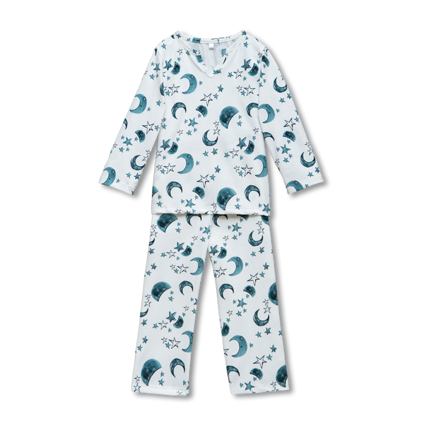 CHRIS - BOYS' PYJAMA SET IN BLUE STARS