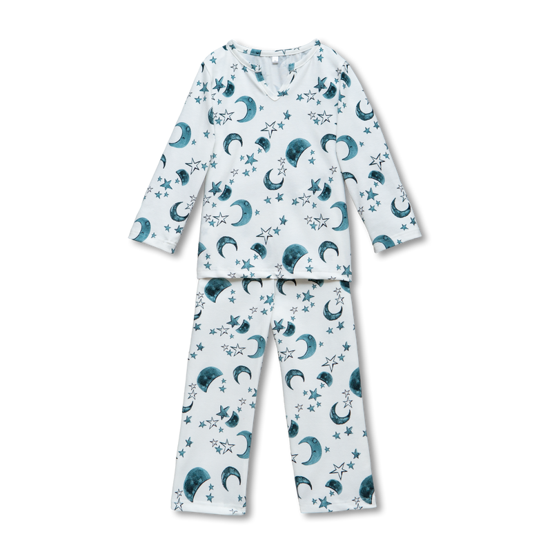 CHRIS - BOYS' PYJAMA SET IN BLUE STARS
