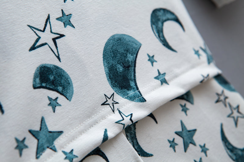 CHRIS - BOYS' PYJAMA SET IN BLUE STARS