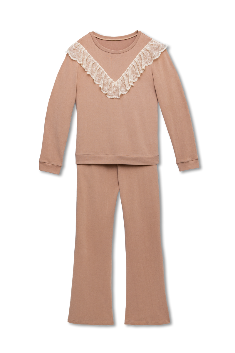 KHERA WOMEN’S LOUNGEWEAR SET SAND