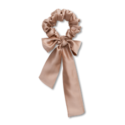SCRUNCHIE - GIRLS SILK SCRUNCHIE CARAMEL