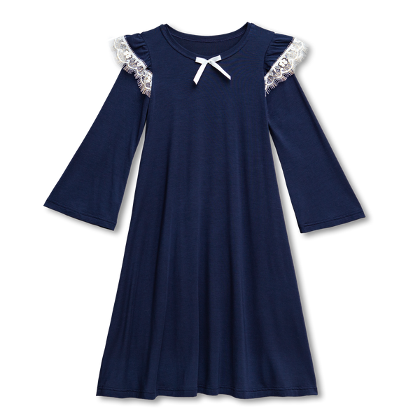 SARA - GIRLS NIGHTDRESS IN NAVY