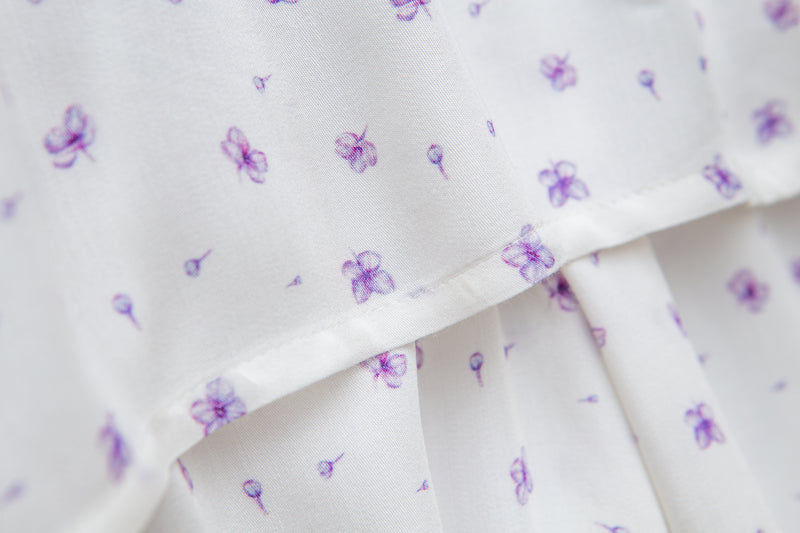 MILANA - GIRLS VISCOSE PYJAMA LILAC PRINT