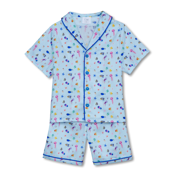 SAMUEL - BOYS PYJAMA SEA BLUE