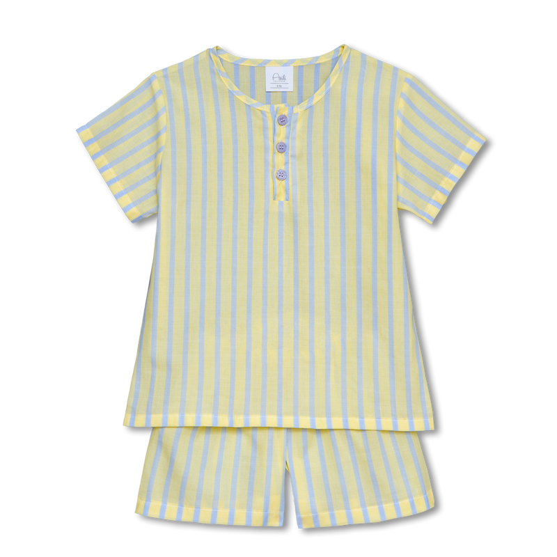 HARRY - BOYS PYJAMA YELLOW STRIPES