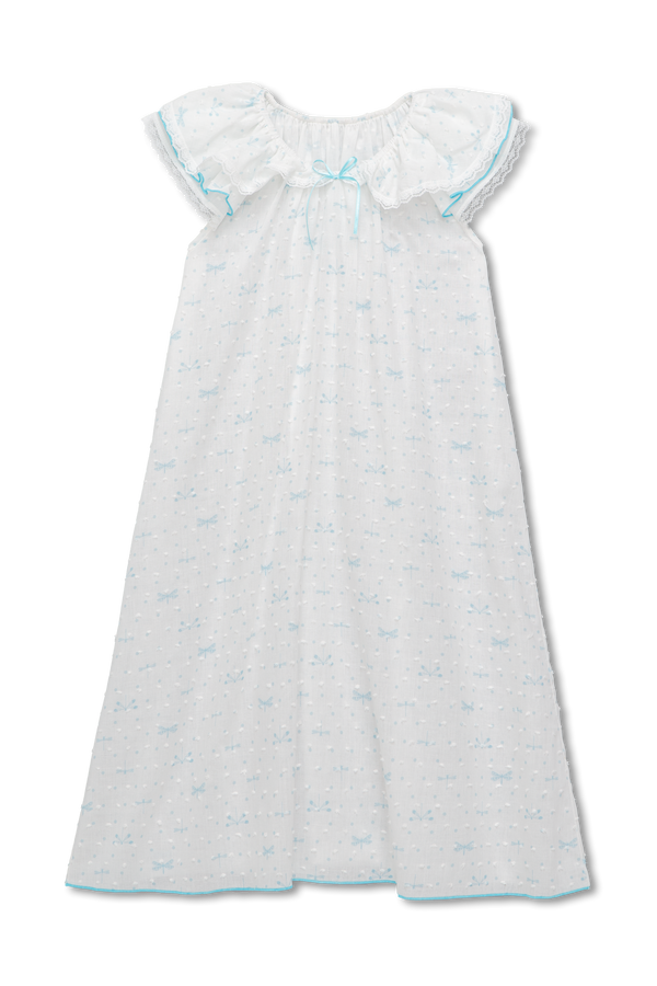 KLARA - GIRLS’ COTTON NIGHTDRESS BLUE DRAGONFLY