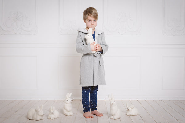Kids' robe OLIVER - hooded robe for children
