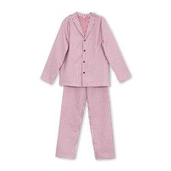 SAM BOYS' PYJAMA SET IN RED CHECKS