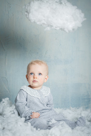Baby Romper Carol - skin-friendly cotton kids' sleepsuit - newborn pjs