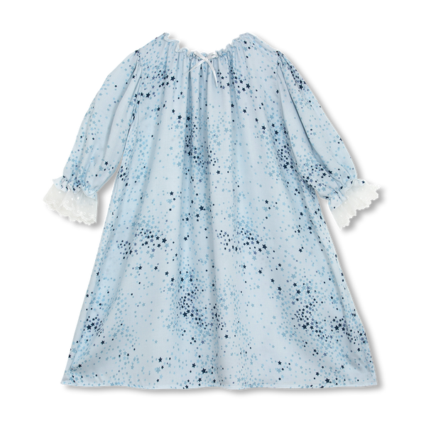 VICTORIA GIRLS' NIGHTDRESS IN BLUE STARS