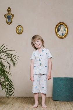 WALTER BOYS' PAJAMA SET CLOUDS